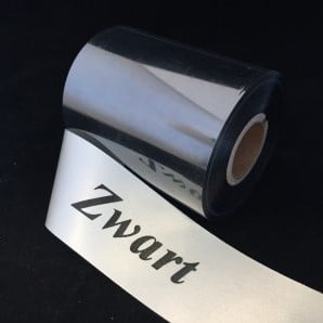 [A-025818] Inkt voor lintprinters Transferfilm Zwart 300 m x 60 mm Grote kern