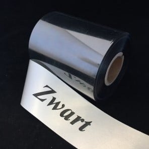 [A-025853] Inkt voor lintprinters Transferfilm Zwart 100 m x 50 mm Grote kern