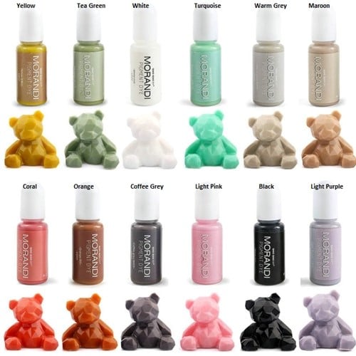 [A-024190] Pigment Morandi Epoxyhars vloeibare kleurstof voor Epoxy resin en UV resin Yellow